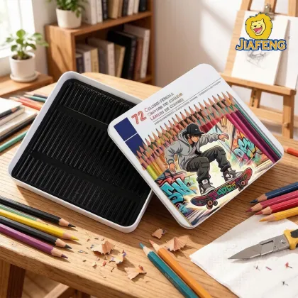 72‑Piece Colored Pencil Box