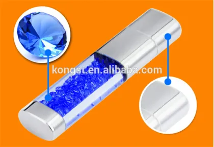 Crystal and 8g lucid usb flash drive with UDP chip