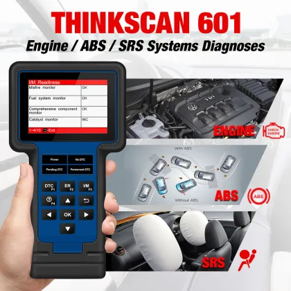 THINKCAR THINKSCAN 601 Lifetime Free OBD2 Diagnostic Scanner