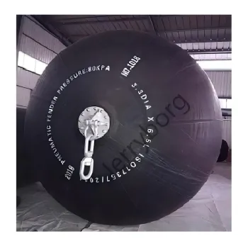 ISO 17357 Certified Marine Yokohama Pneumatic Fender for Vessels to Barges