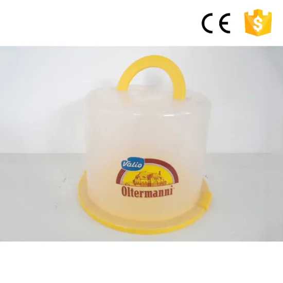 2017 new fashion design clear plastic box for cake meal prep container plastic food cake boxes