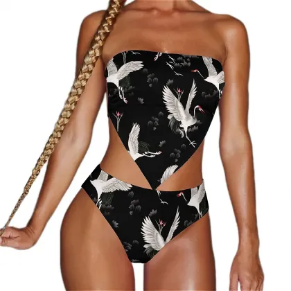 Custom Printed Summer Bikini for Women - Tiny Beach Swimwear Swimsuit & Beachwear