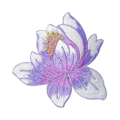 Cute Lotus Applique Clothing Embroidery Patches