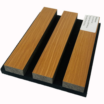 Paneles de pared de madera acústica panel de madera insonorizado