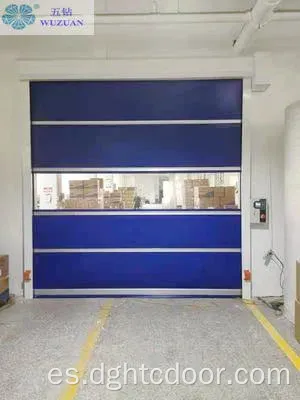 Puertas de obturador de rodillos de alta velocidad de PVC industrial