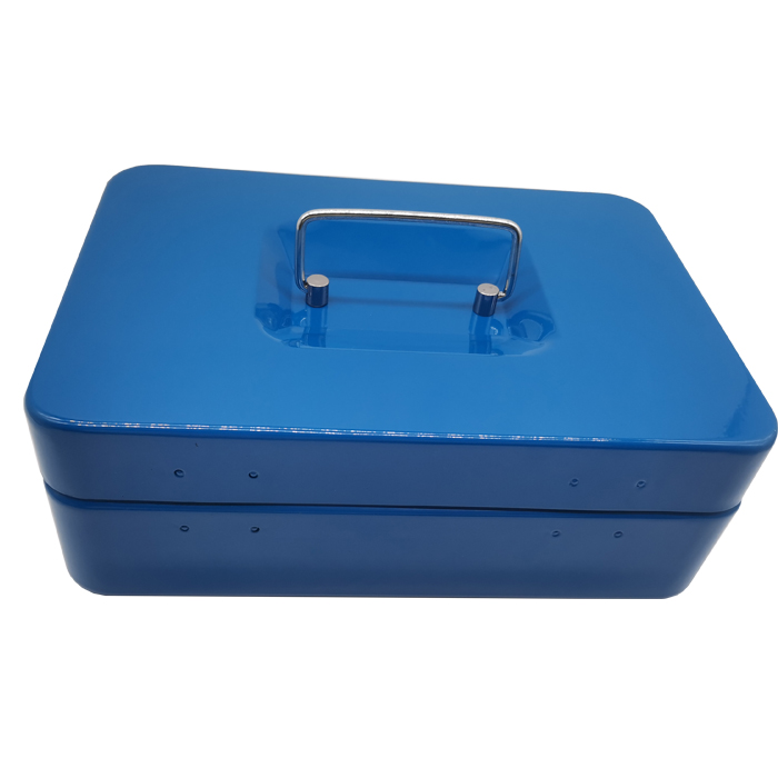 Middle Metal Cash Box with Combination Lock