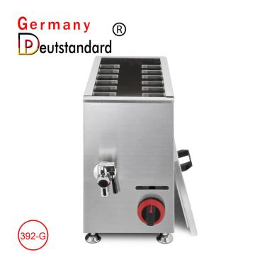 Gas Hot Dog Fryer Hotdog Bun Fritteuchter kommerzieller Gebrauch