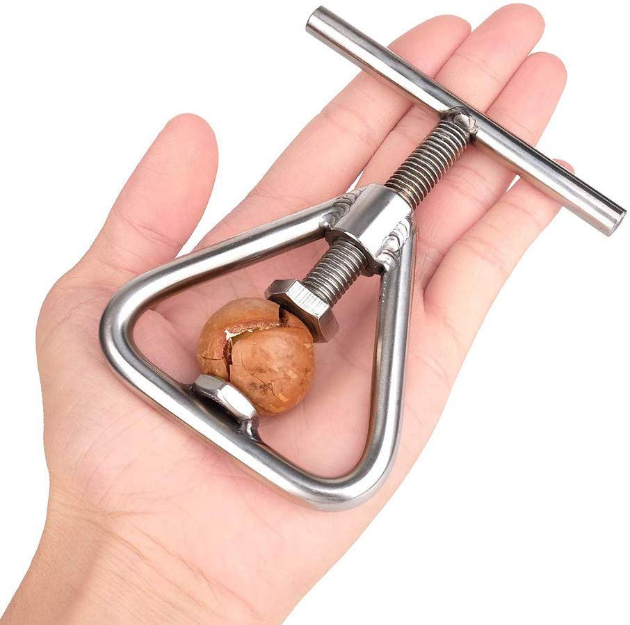 Nut Cracker Machine Walnut Sheller Tool Stainless Steel Macadamia Nut Opener Opening Kitchen Accessories Gadgets