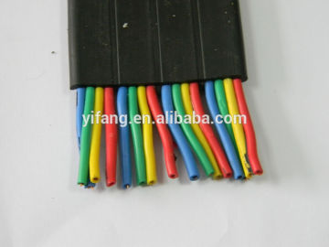 300/500V stranded copper conductor rubber insulated flexible flat cable