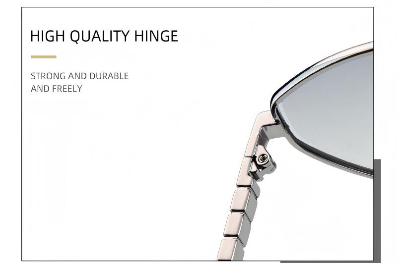 Vintage Metal Cat Eye Photochromic Sunglasses ME2149-Hinge