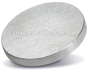 pure sputtering material 110*125*2mm high Purity 99.995% indium In target