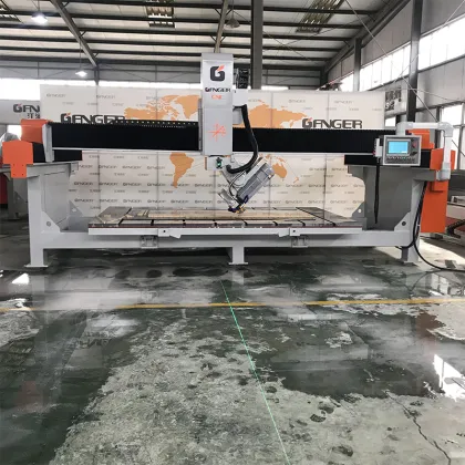 CNC Bridge Saw for Cutting 45 Degree Angles in Quartz, Granite, Dekton, and Sintered Stone