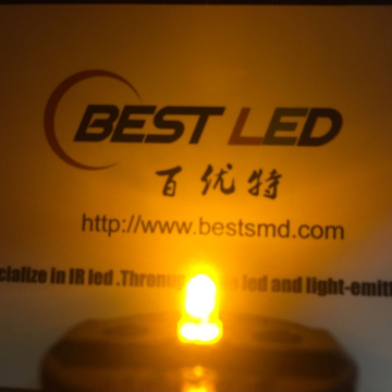 Super Bright 3mm Pin Yellow LED 590nm