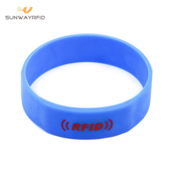 Round 13.56MHZ Silicone RFID Wristbands