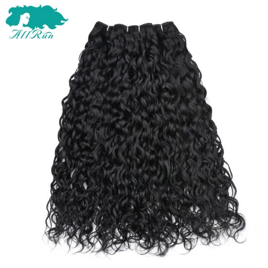 China wholesale raw human hair brazilian water wave