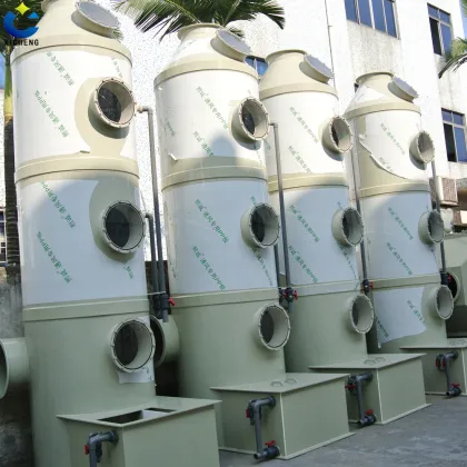 Gas cleaner Scrubbing tower