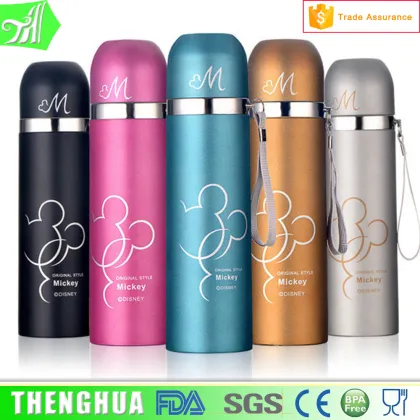 double wall hydro vaccum insulted stainless steel flask, thermos flask