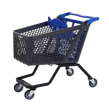 Carrito de compras de plástico para supermercado