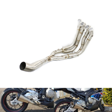 Sistema de escape de Realezion Slip-On para motocicletas BMW S1000RR y S1000R: mejorar el rendimiento con el encabezado delantero, la tubería de enlace medio y el escape conectado