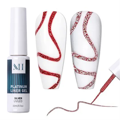 Colorful Reflective Platinum Diamond Gel Polish for Nail Art