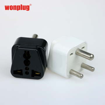 3 Pin India Plug Adapter Universal South Africa Travel Charger