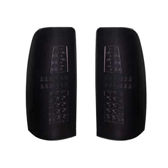 Silverado Tail Lights Smoke Lens - Chevy GMC Sierra 1999-2002 Pickup Truck Aftermarket