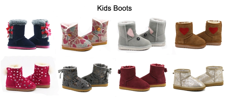 Children's ankle boots in winter