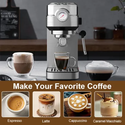20 Bar Professional Espresso Maker