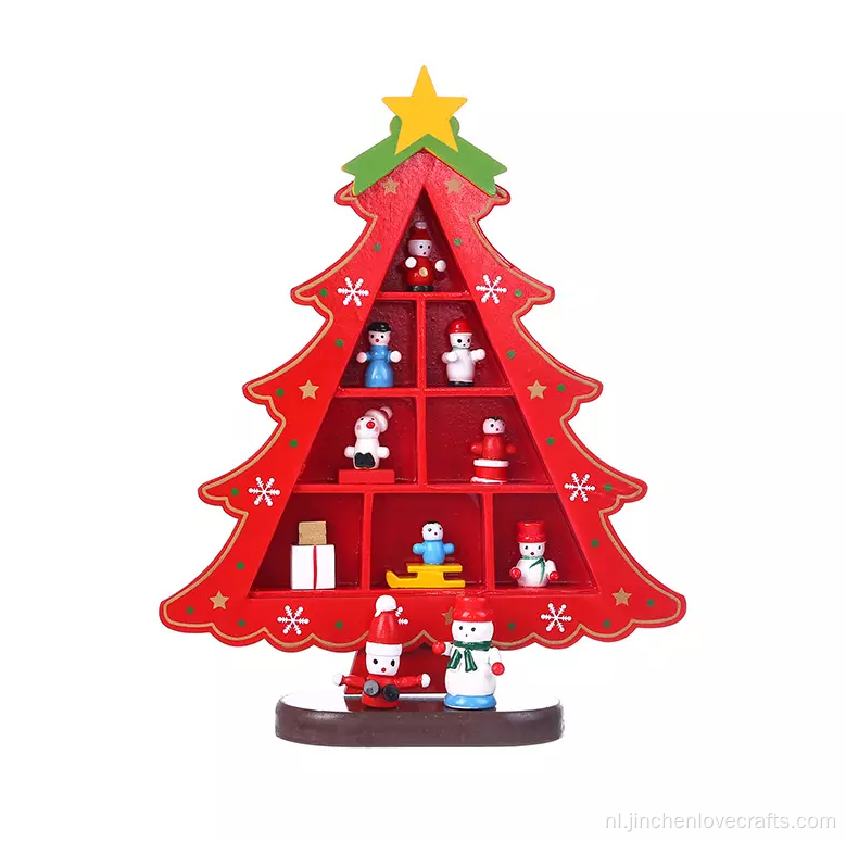 Creatieve DIY houten kerstboom