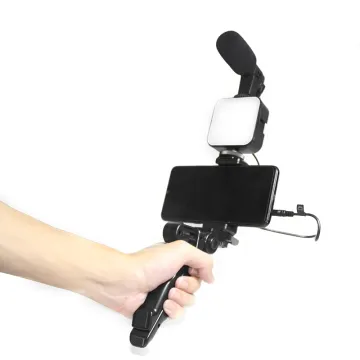 Portable Pocket Lamp Vlogging Kit with Streaming Microphone