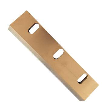 High Precision Alloy Steel Pet Bottle Crusher Blade voor brosse kunststoffen