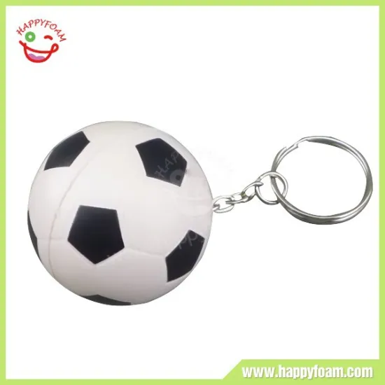 2015 New Product Custome Mini Soccer Stress Keychain Stress Ball