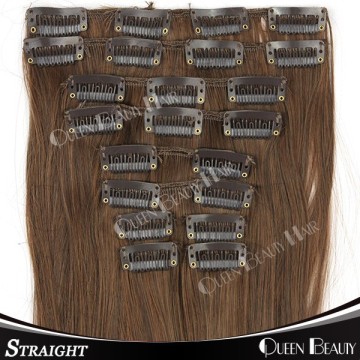 clip in indian remy double weft hair extensions,black straight clip on hair extensions,human hair clip on