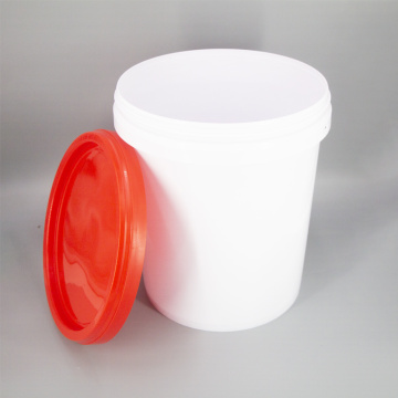 PP reusable plastic bucket with handle and lid