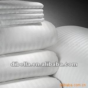 100% cotton stripe fabric popular in star hotels