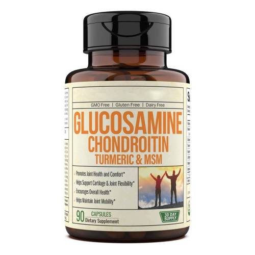 Glucosamine avec chondroïtine curcuma MSM Boswellia