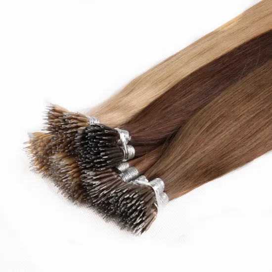 XUCHANG HARMONY 300grams 20" 1g/strand single donor cuticle aligned virgin nano beads remy hair nano ring human hair extensions