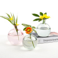 家の装飾用の240mlの吹きガラスの花の花瓶
