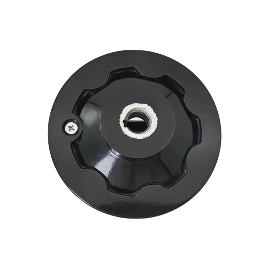 China Supplier Black Color Full Spoke Solid CNC Machine Bakelite Handwheel