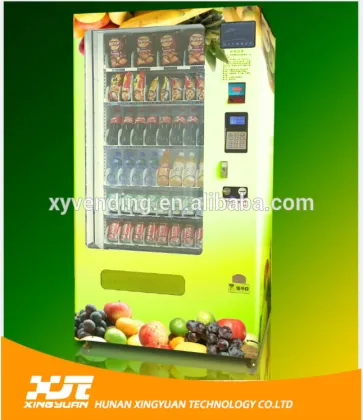 Automatic GPRS Functional Snack and protein beverages vending machine