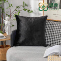 Almofada decorativa de pele de coelho falsa de peso ultra alto