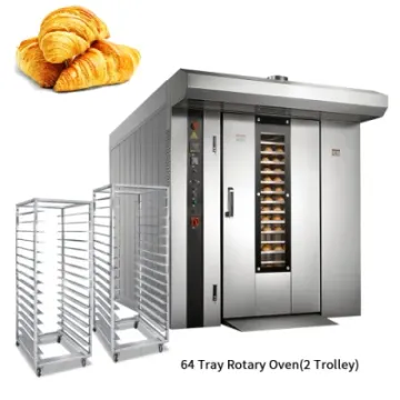 Double Rack Bread Oven Revent 12/16/32/64 Trays Diesel Mini Single Trolley Rotary Rack Oven Bread Busuit Rotary Oven From Turkey South Africa Machine