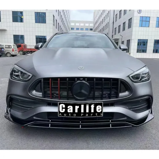 Auto Performance Bra-Bus Style Front Lip for Mercedes-Benz W206 C Class 2021-2022 Facelift