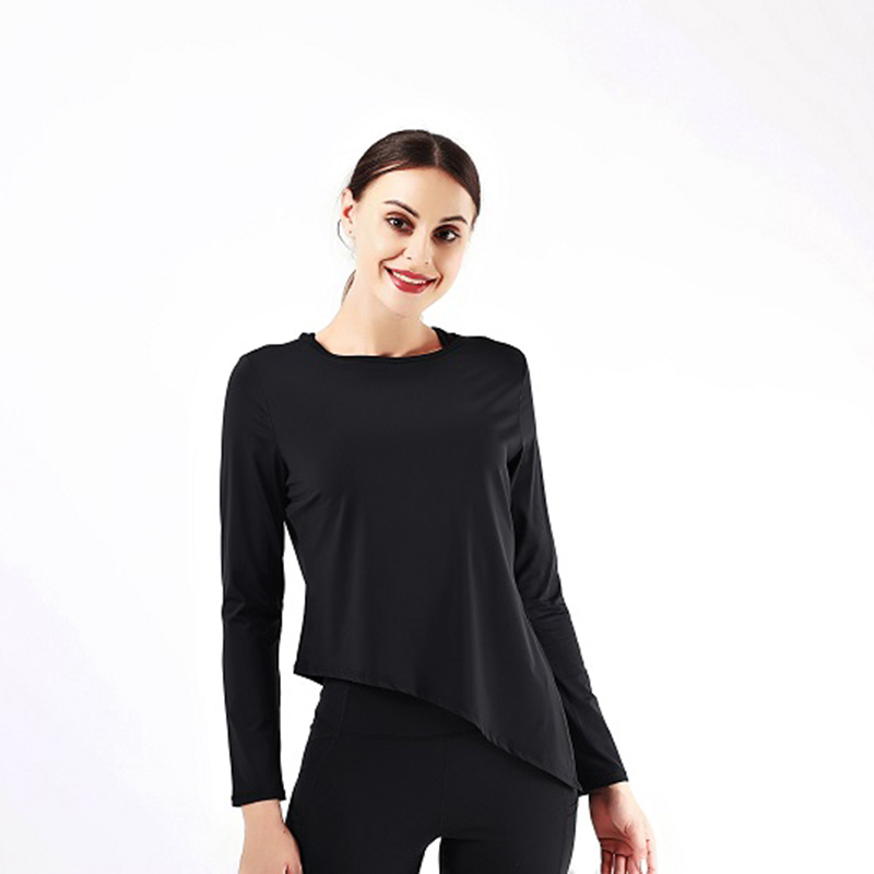 New Yoga Long Sleeve Shirt Women Gym TShirt