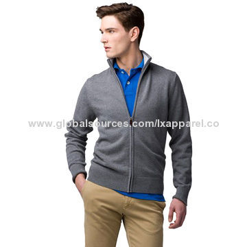 Men's Casual Jacket, Made of 100% Polyester Material