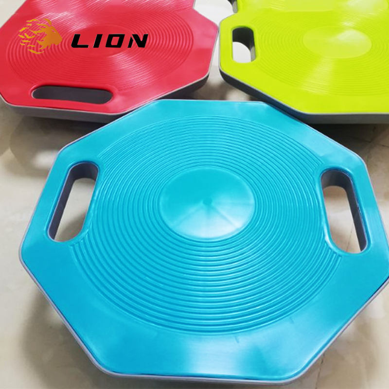 Colorful Plastic Training Self Plastic Balance Board Cover Board With Handshake Hole