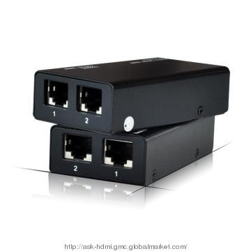 60M HDMI Extender by double  cat5/6 1080p