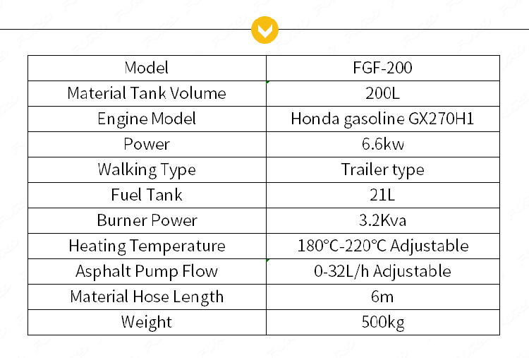 200L road joint sealing machine