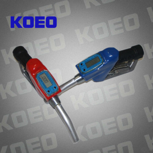 Automatic fuel oil injector Nozzle with flow meter