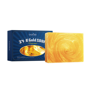 24K Gold Handmade Essential Oil Moisturizing Cleansing Body Soap